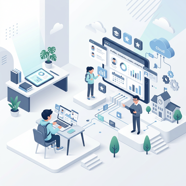 Digital Education Illustration